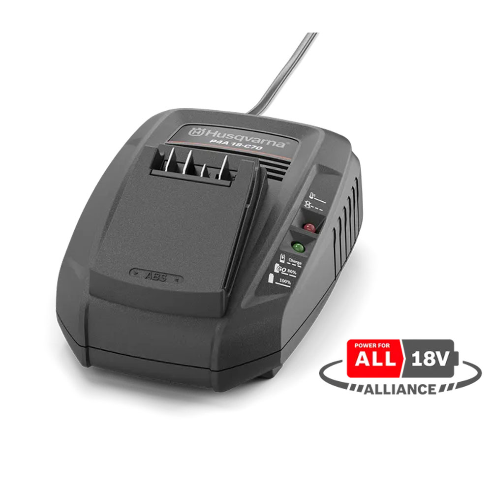 Produktabbildung: Husqvarna - Akkuladegerät P4A 18-C70